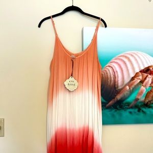Knox Rose color gradient summer swing dress, sz xxl, nwt